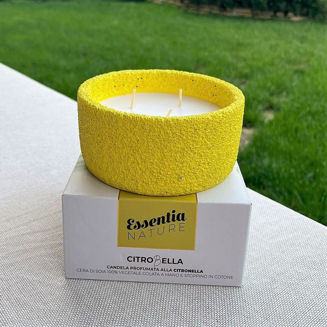 Citronella Gialla 200g - Candela profumata alla Citronella