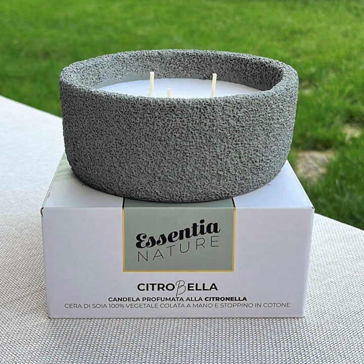 Citronella Grigia 200g - Candela profumata alla Citronella