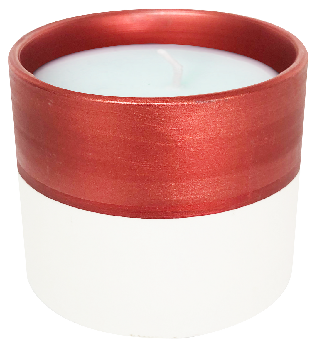 Candela Profumata Natalizia 100g - Le Ceramiche Festive Collection - Rosso Rubino