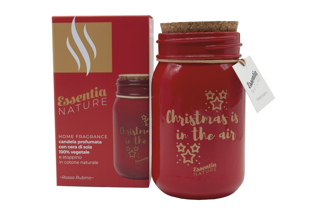 CHRISTMAS Scented Jar Candle - Ruby Red 300g