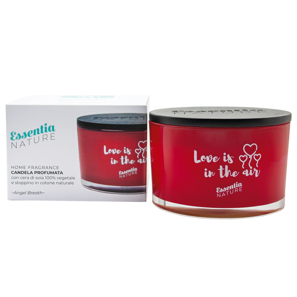 RED LOVE Scented Candle in Jar - Angel Breath