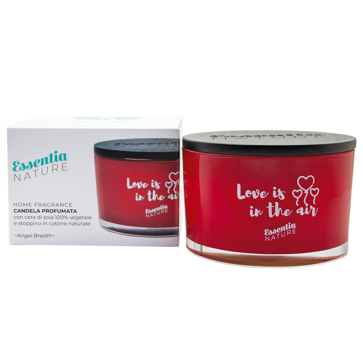 RED LOVE Scented Candle in Jar - Angel Breath