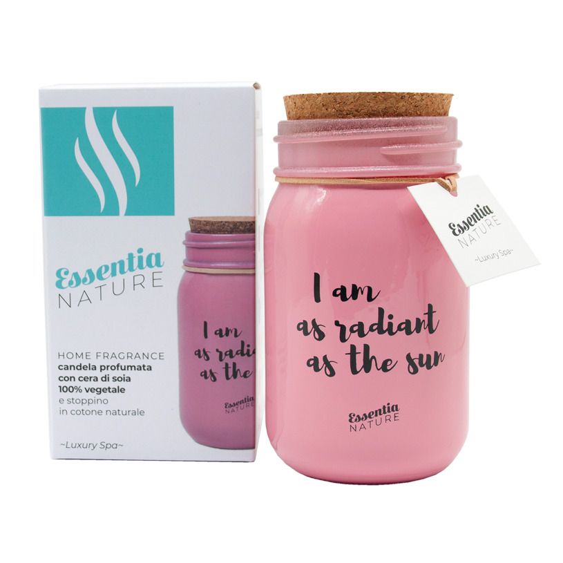 PINK Scented Jar Candle - Luxury SPA