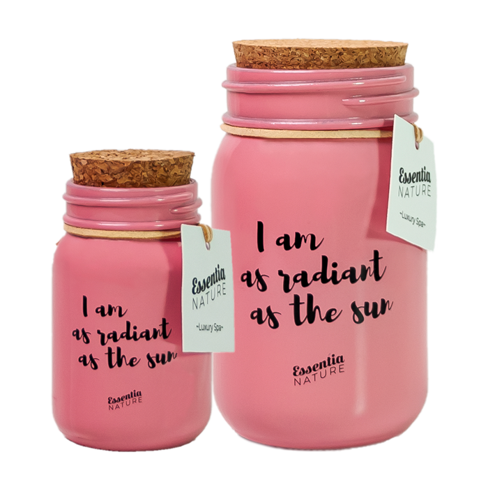 PINK Scented Jar Candle - Luxury SPA