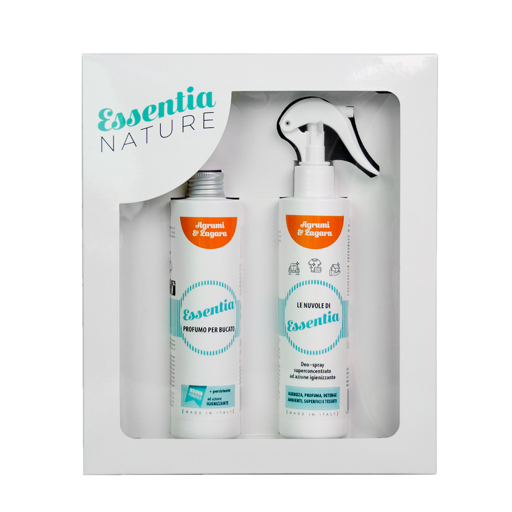 Gift Box Nuvole + Profumo Bucato 250 ml - Agrumi & Zagara