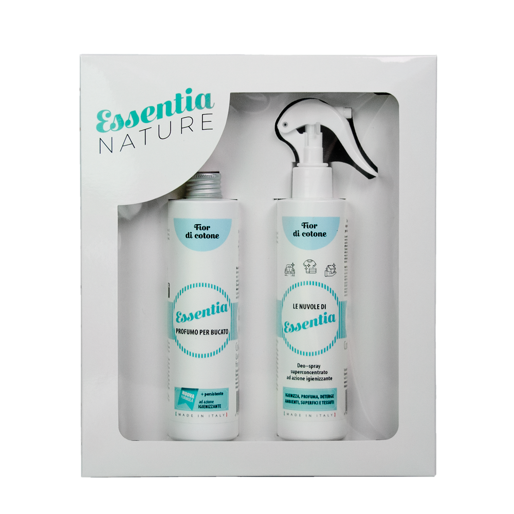 Gift Box Nuvole + Profumo Bucato 250 ml - Fior di Cotone